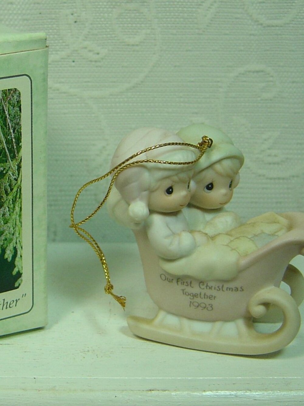 Precious Moments ornament-Our First Christmas Together--1993-with box